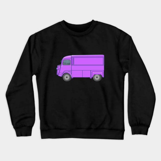 Citroen H Van, Type H, H-Type or HY Illustration Crewneck Sweatshirt by Boogosh